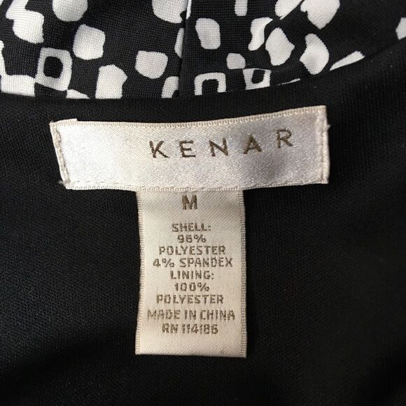 Kenar black & white open front jacket | medium - Picture 7 of 8